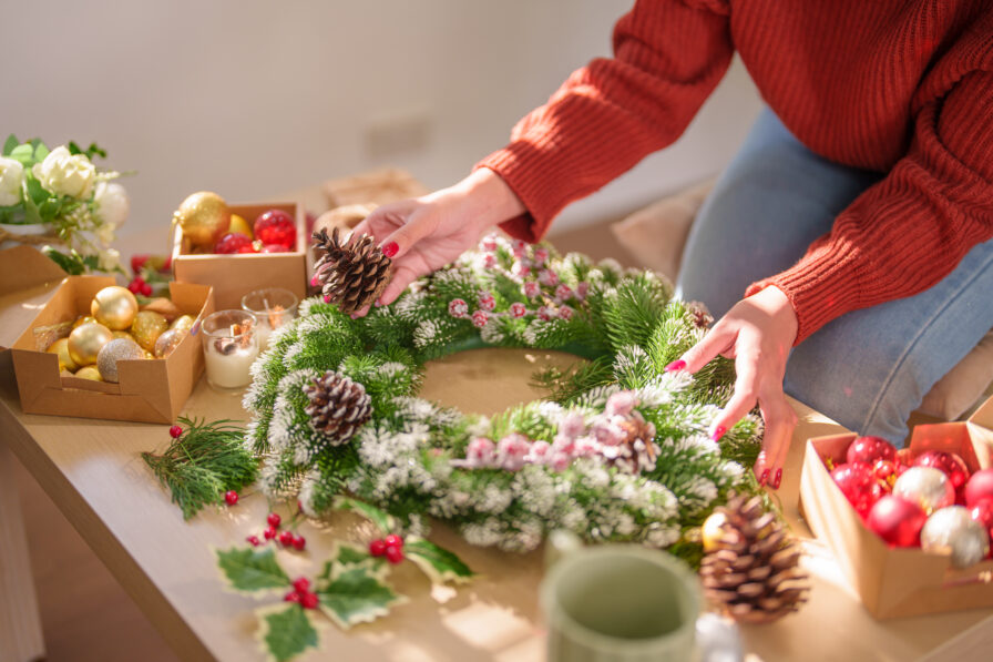 Wreath-Making Class in Atlanta - Signia by Hilton Atlanta