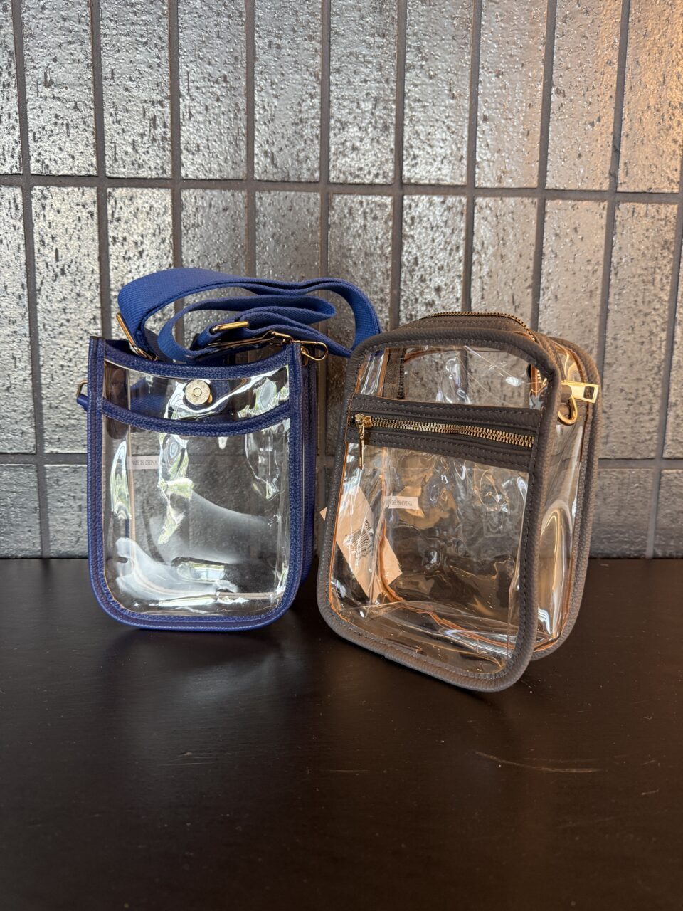 Clear Plastic Bags for entrance to Atlanta Stadium